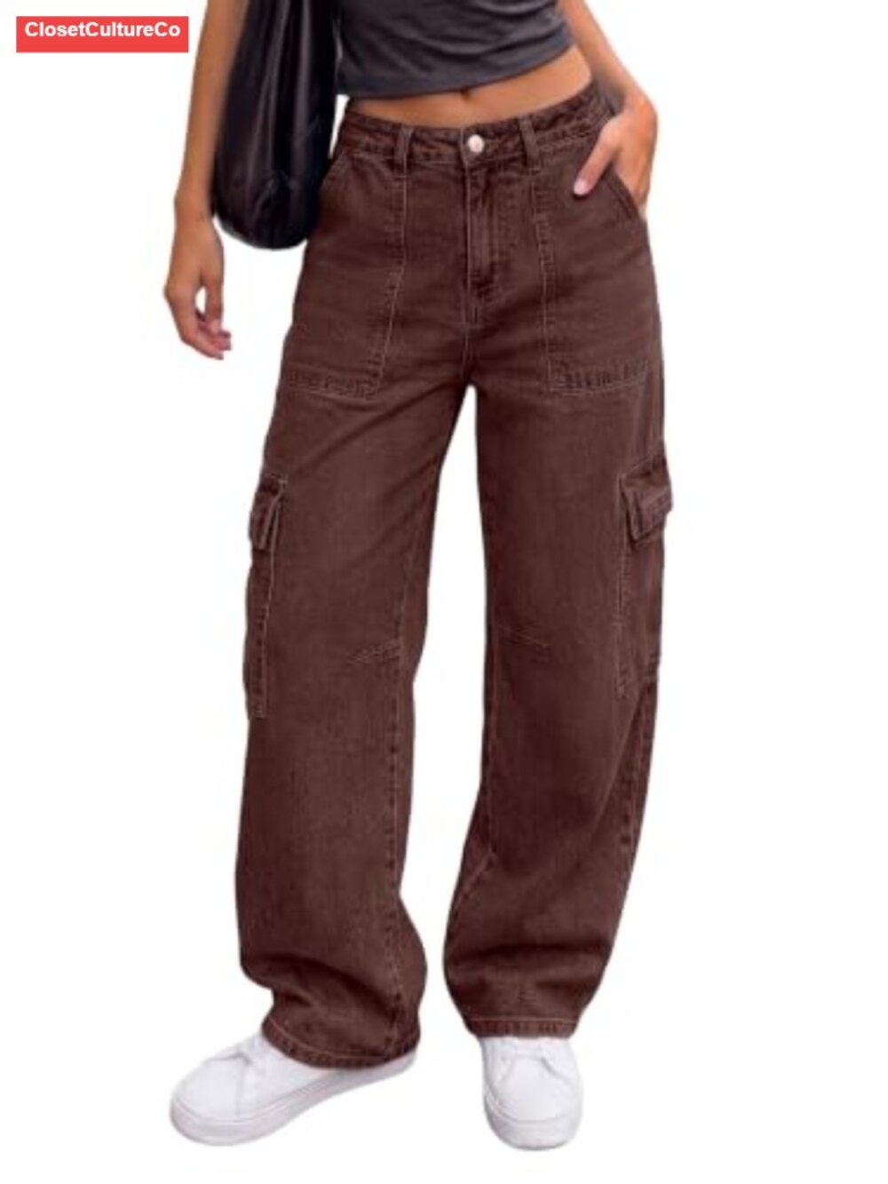 Barrel Pants Women Baggy Wide Leg Denim Jeans Y2K Streetwear